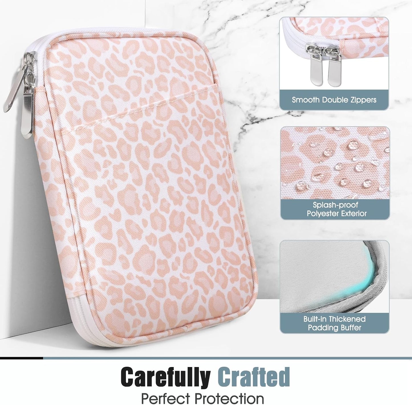 TiMOVO 6-7 Inch Tablet Sleeve for eReader Book Paperwhite/Colorsoft Signature Edition, Protective Sleeve Cover Case