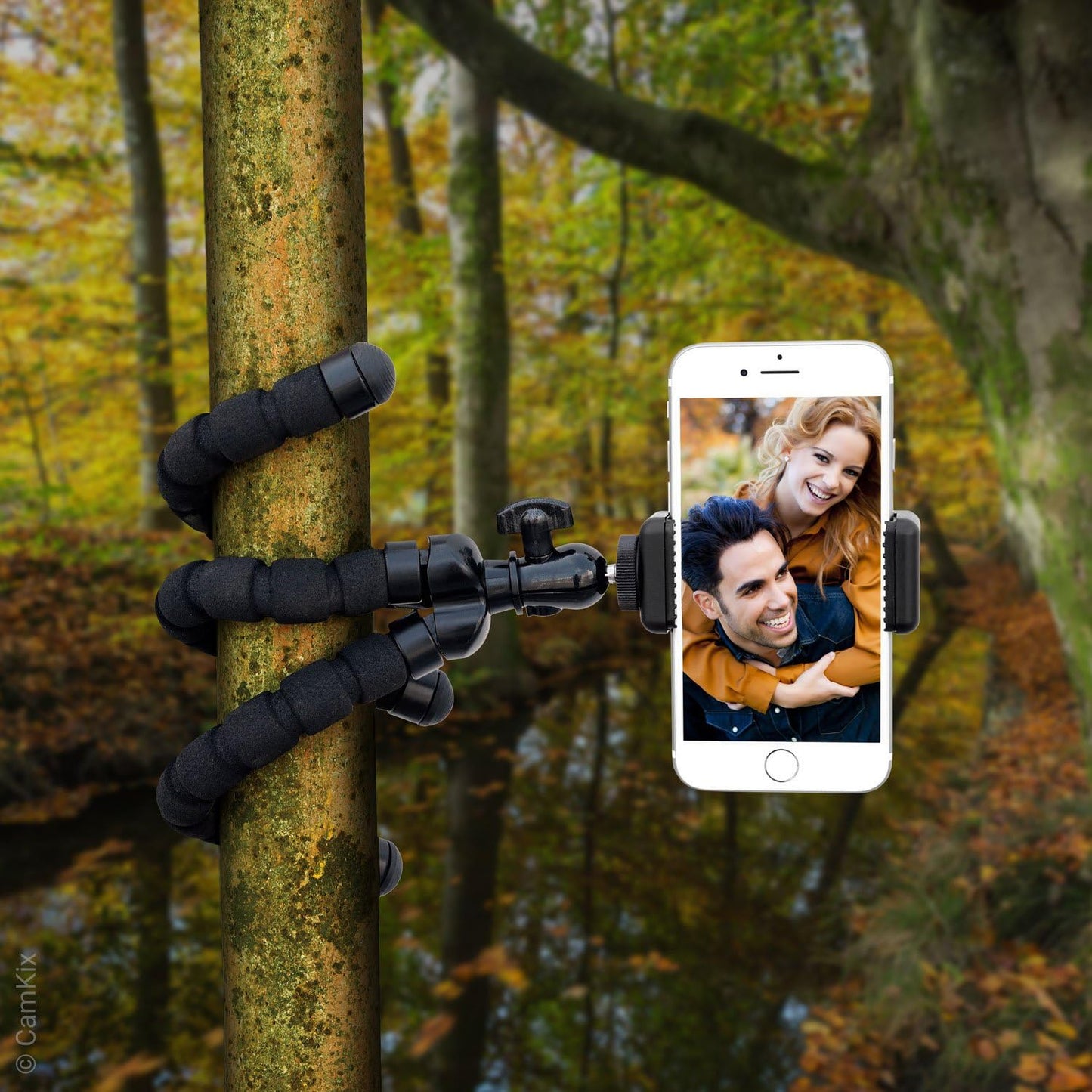 CamKix Flexible Cell Phone Tripod and Bluetooth Remote Control Camera Shutter - for iPhone, Samsung Galaxy and Many