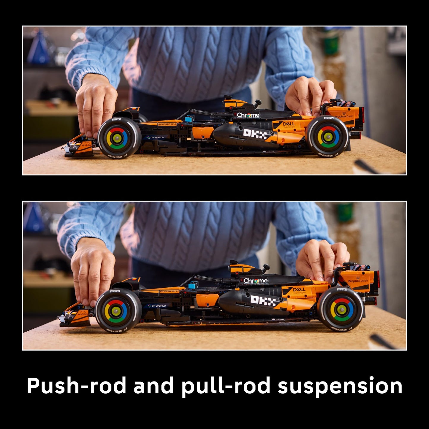 LEGO Technic McLaren MCL39 F1 Car Building Set for Adults - Room or Office Decor for Men & Women, Ages 18+ - Gifts for Fathers Day - Authentic Details - 42228
