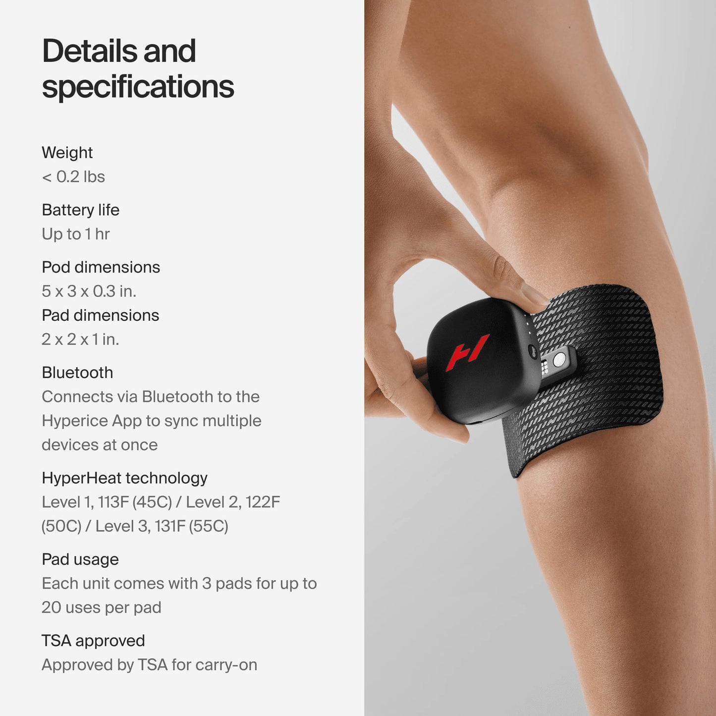 Hyperice Venom Go - Advanced Heat + Vibration Wearable (Venom Go)