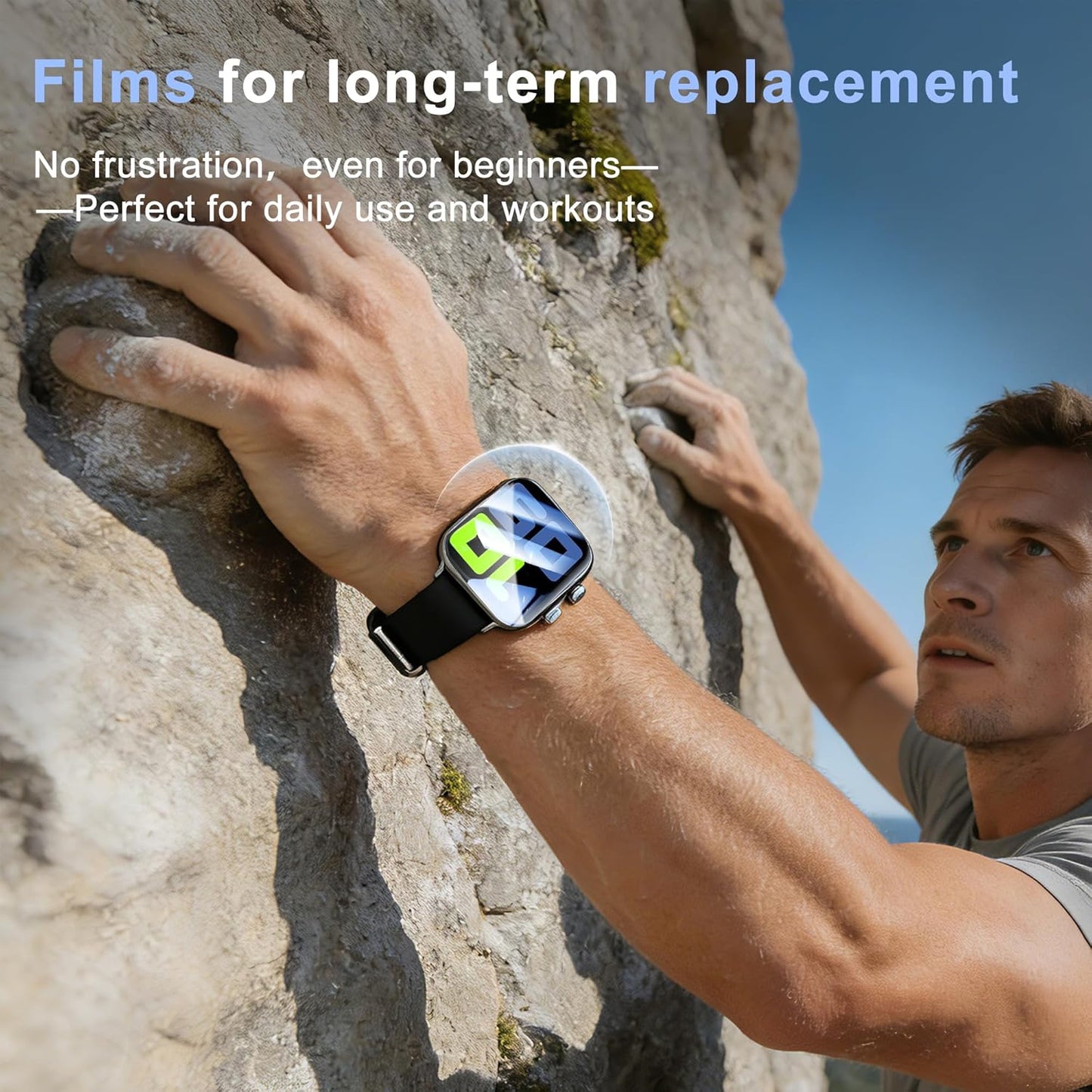 6 Pack 11 10 42mm Screen Protector for Apple Watch Series / [Auto Alignment Box], Bubble Free Easy Install, Edge