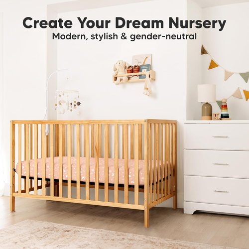 KeaBabies Fitted Crib Sheets - Soft Bamboo Viscose Cotton, 52x28, Gender Neutral, Durable (Butterflies)