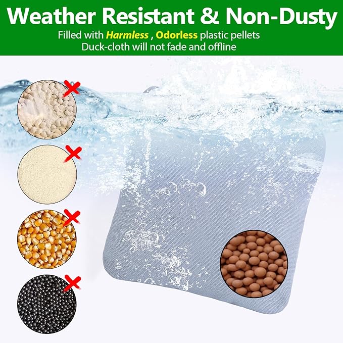 EunHo Cornhole Bags Set of 8 Regulation Size & Weight Corn Hole Bean Bags Official Professional All Weather for Tossing Game with Carry Case