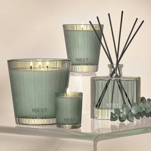 NEST New York Reed Diffuser Liquid Refill, Wild Mint & Eucalyptus - 5.9 fl oz - Fragrance for Up to 90 Days - Flame Free