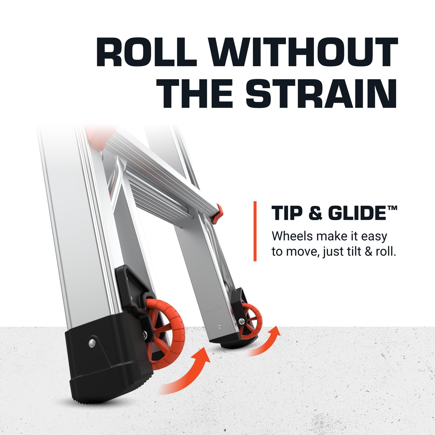 Little Giant Ladder Systems Velocity with Wheels, M17, 17 Ft, Multi-Position Ladder, Aluminum, Type 1A, 300 lbs Weight Rating, (15417-001)