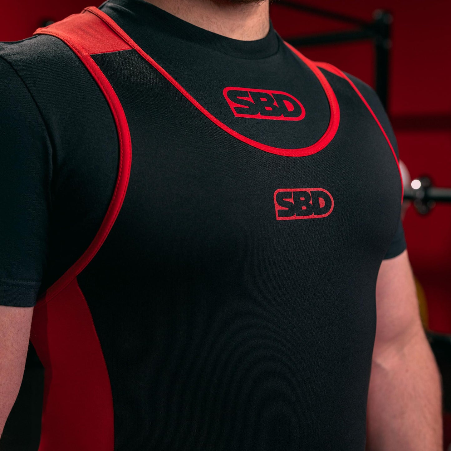 SBD Men’s Powerlifting Singlet – IPF Approved Weightlifting Singlet – Durable Compression Lifting Suit Made in Great Britain