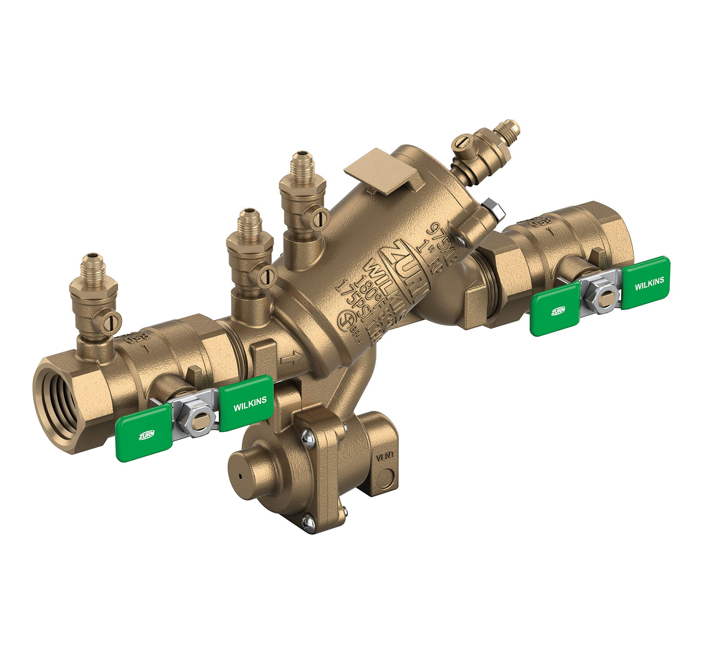 Zurn Wilkins 12-975XL3 1/2" 975XL3 Reduced Pressure Principle Backflow Preventer