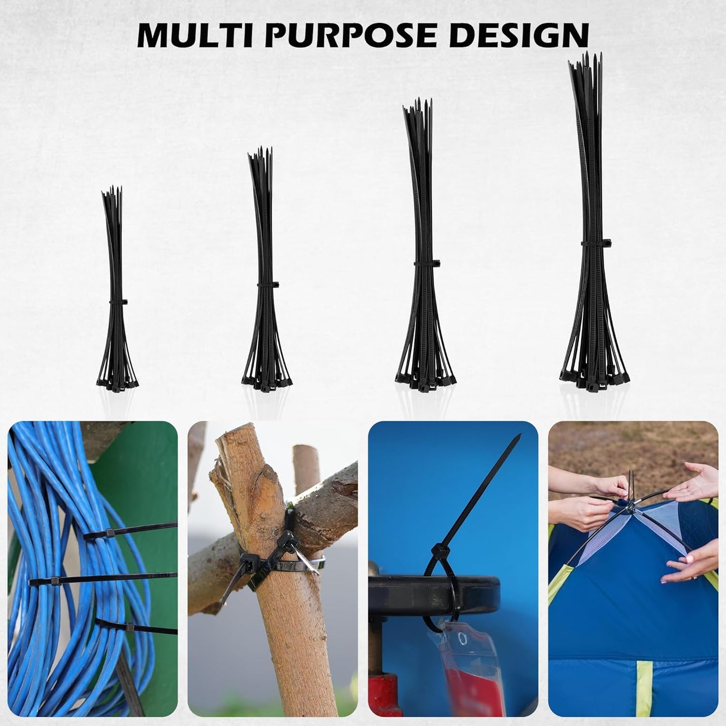 Bungee Buddy Heavy Duty Bungee Cords - 129 PCS Set with Hooks, Clips, and Storage Bag | 18"-40" Lengths