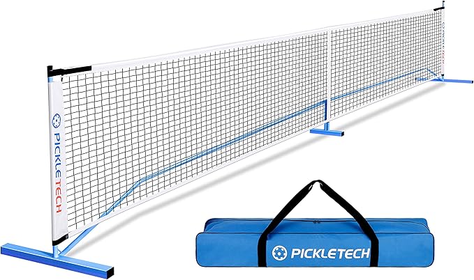 Portable Pickleball Net - 22 FT USAPA Regulation Size, Applies to Indoor & Outdoor & Driveway, Pickle Ball Net System with Carrying Bag