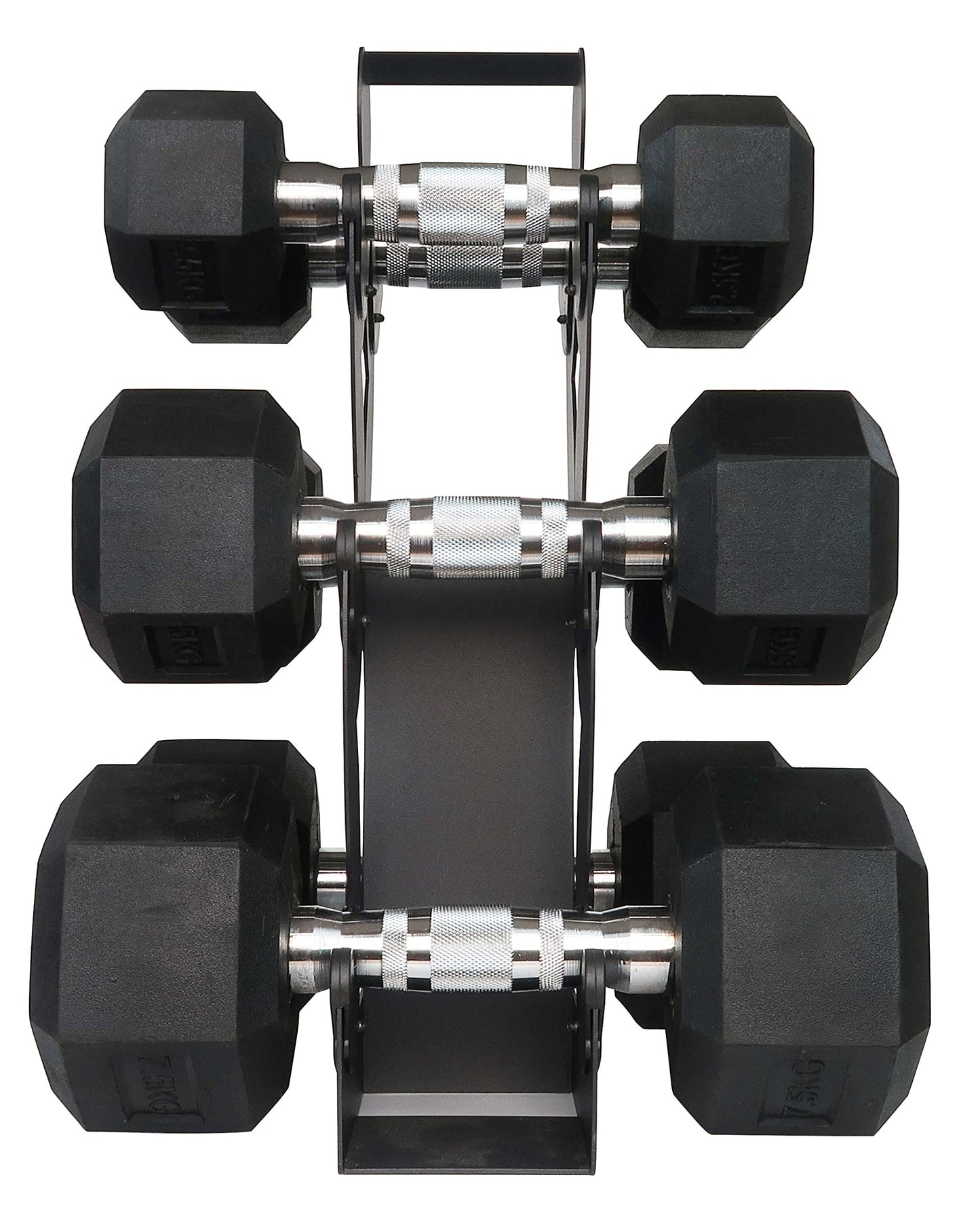 Dumbbell Storage Rack Weight Organizer Rack Only for Home Gym Weight Rack No need Assembly (3-Tier)
