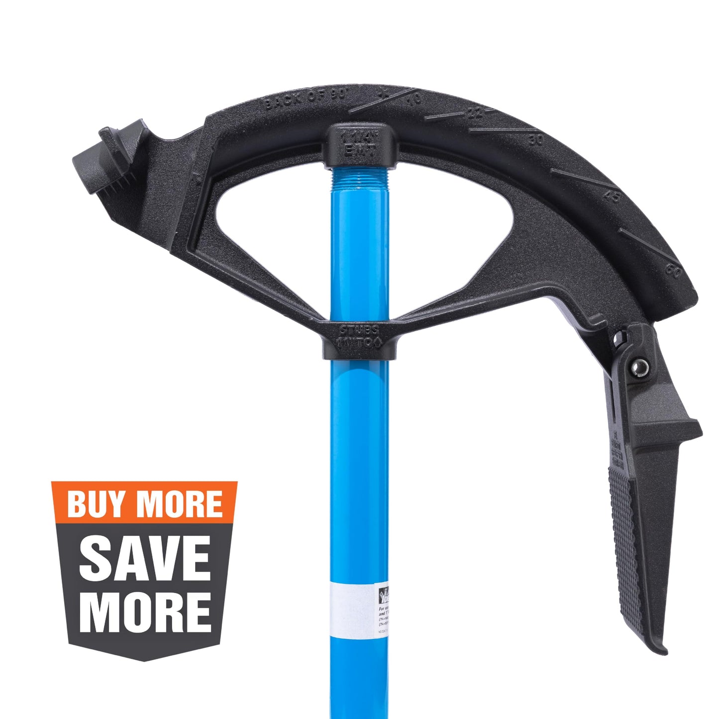 IDEAL Electrical Ductile Iron Conduit Bender with Handle, 1-1/4 in. EMT Bender