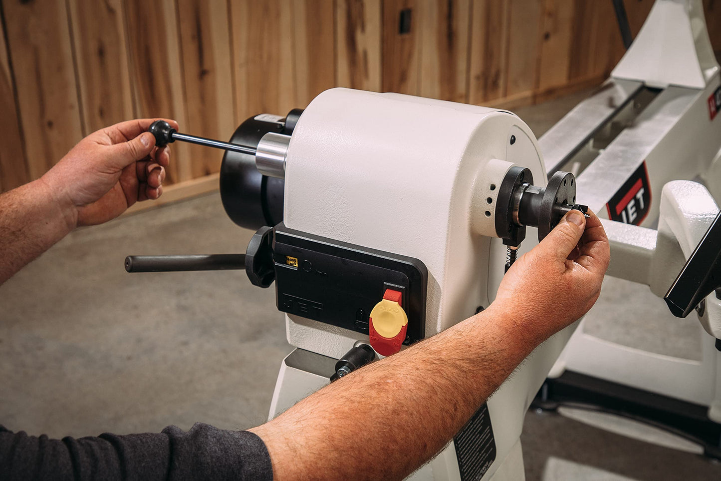 JET 14" x 40" Variable Speed Woodworking Lathe, Wood Turning Machine, 1 HP, 115/230V 1Ph (JWL-1440VS)