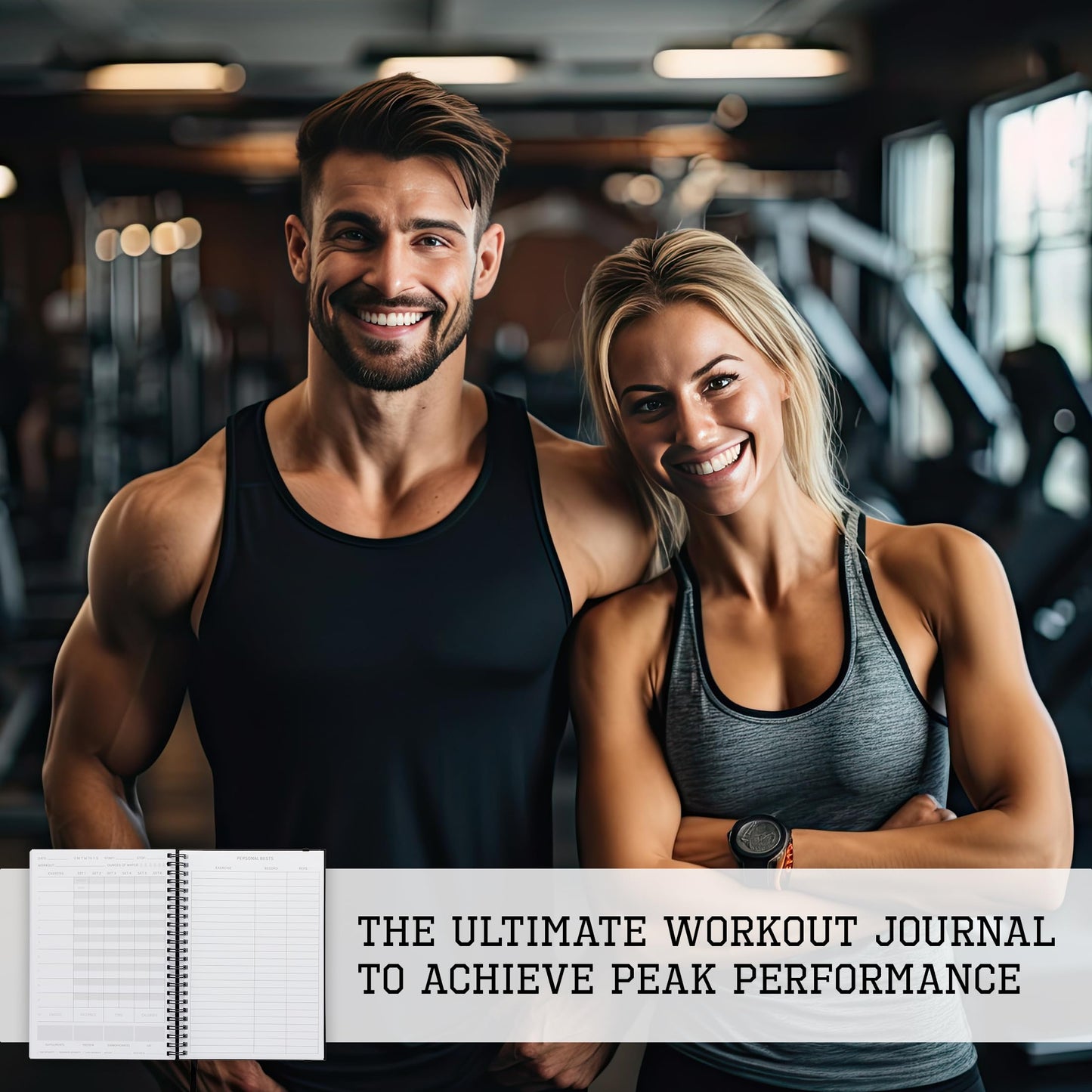 ZICOTO Ultimate Workout Journal - Complete Fitness Training Planner for Men and Women - Track PRs, Build Muscle & Dominate Your Workouts - Essential Gym Gear Accessories for Serious Weight Lifters