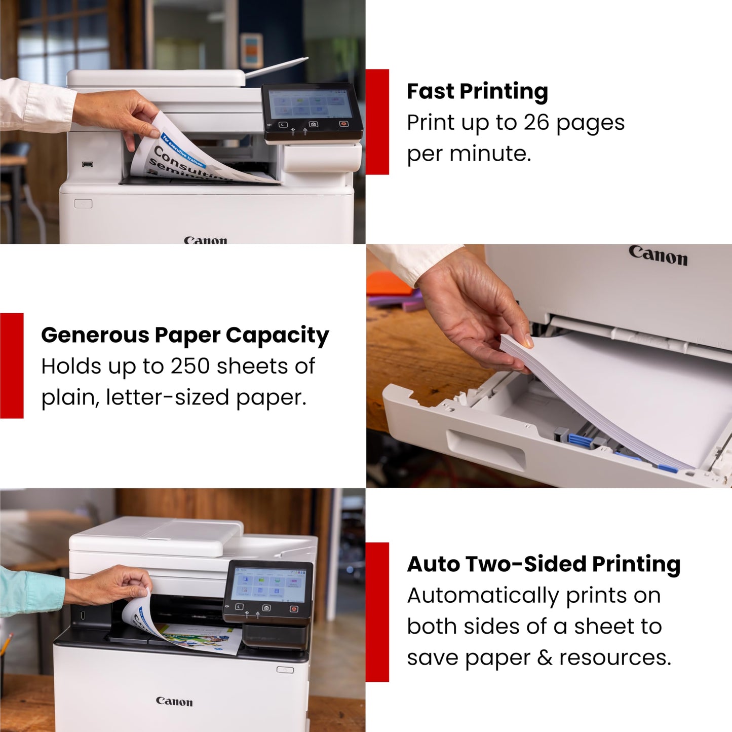 Canon Color imageCLASS MF665Cdw - Wireless Duplex Laser Printer, All-in-One with Copier, Scanner, Fax, Auto Document Feeder, 3 Year Limited Warranty, 22 PPM