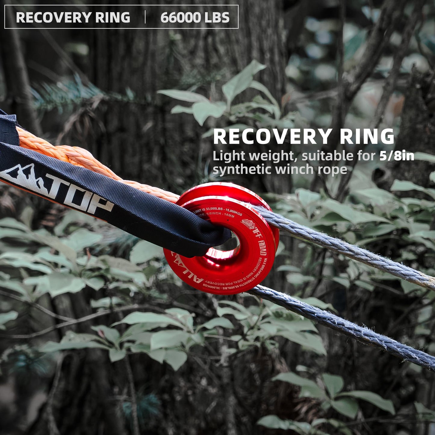 ALL-TOP Recovery Pack Pro 11in1: Water-Resist Offroad Gear Bag with Recovery Strap Kit(3), Damper, 2 Soft Shackles, SS Hitch Mount, Recovery Ring, Deflator & Gloves