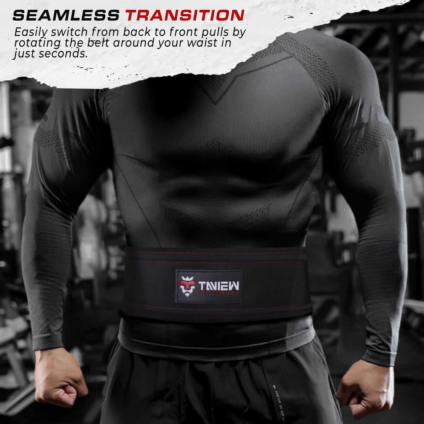 Sled Pulling Belt with Adjustable Closure, 2 Sled Pulling Straps & 4 Hooks – Ideal for Resistance Training, Strength, Agility, and Multi-Directional Pulling (Back, Front, Sides)