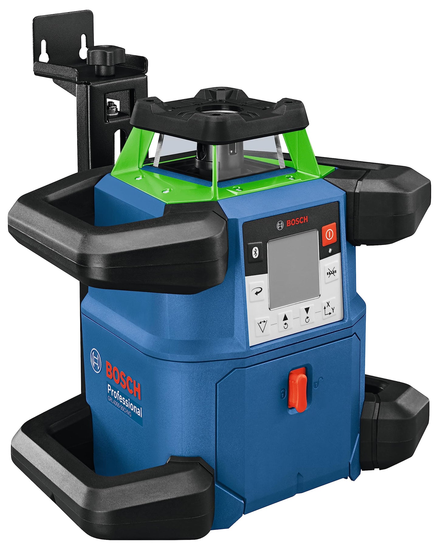BOSCH GRL4000-90CHVK-S REVOLVE 18V Connected Green-Beam Self-Leveling Horizontal/Vertical Rotary Laser Kit, Includes Tripod, Grade Rod, Receiver, Battery Adapter, Carrying Case, & Accessories