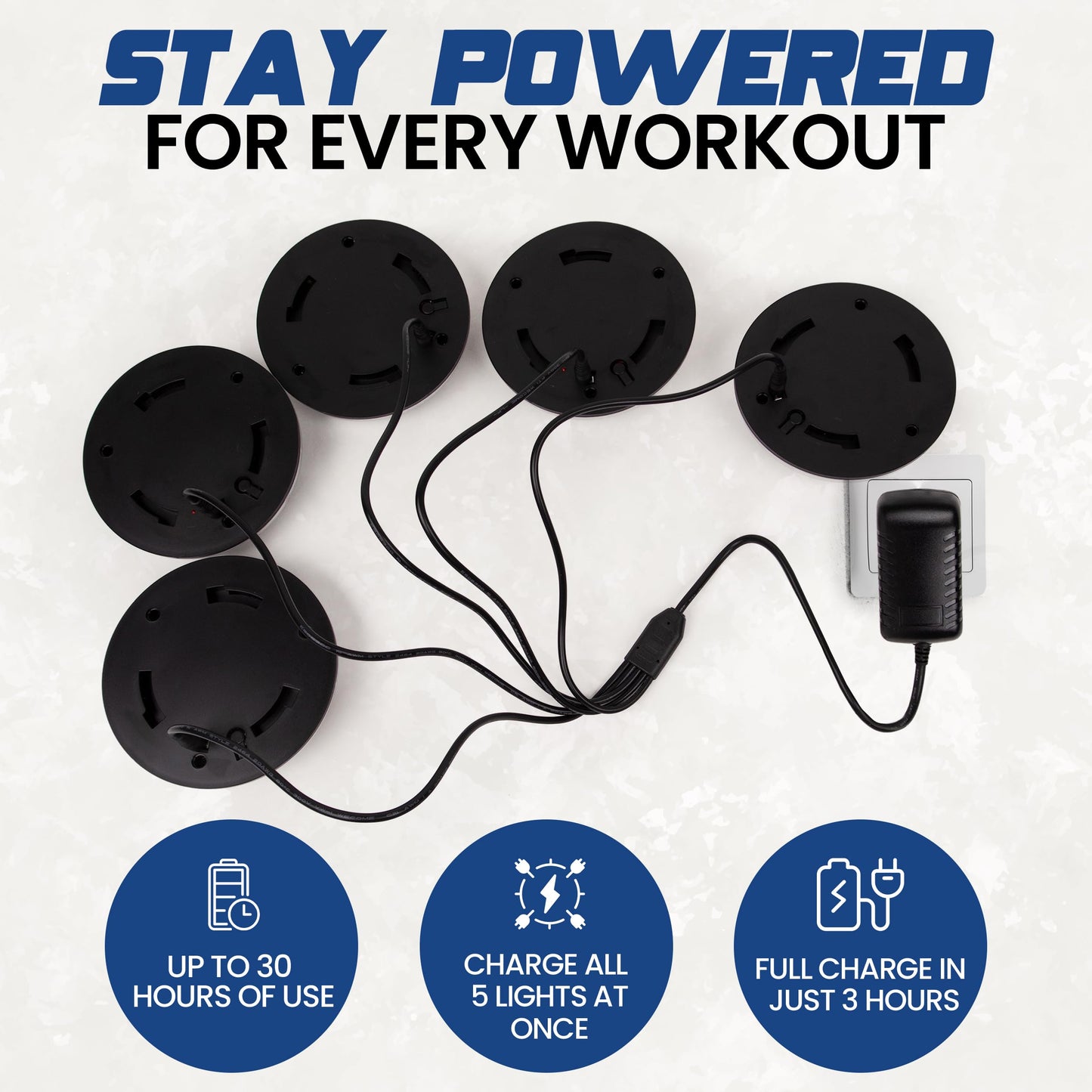 Reflexx RLT 2.1 Reaction Training Lights – Improve Reaction Time, Coordination & Focus – Adjustable Speed, Random Mode, Brightness & Sound Control – for Fitness, Rehab, Seniors & Athletes