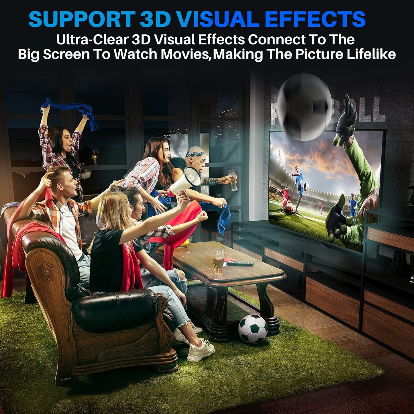 4K 20 Feet/2 Pack,High 18Gbps 2.0 Cord,4K@60Hz,2K,1080P,ARC 3D,Sturdy&Flexible&Untangled&Supreme PS5 Xbox+5 HDMI Cable