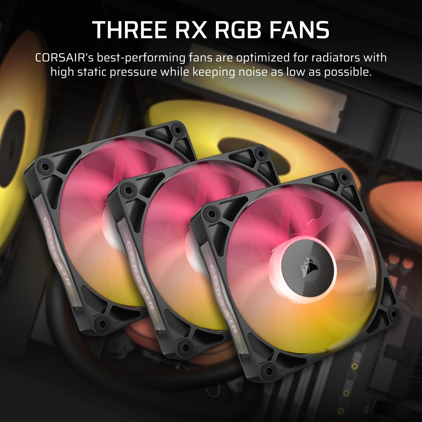 CORSAIR Titan 360 RX LCD Liquid CPU Cooler, 360mm AIO, Low-Noise FlowDrive Cooling Engine, Intel LGA 1851/1700 & AMD AM5/AM4, 3X RX120 RGB Fans, System Hub Included, Black