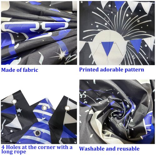 18th Birthday Decorations for Boys Girls, Blue Black Happy 18th Birthday Party Decorations, Time To Adult Birthday Banner, Foil Balloons 18, Backdrop, Balloons, Hanging Swirls, Birthday Card Set 43pcs