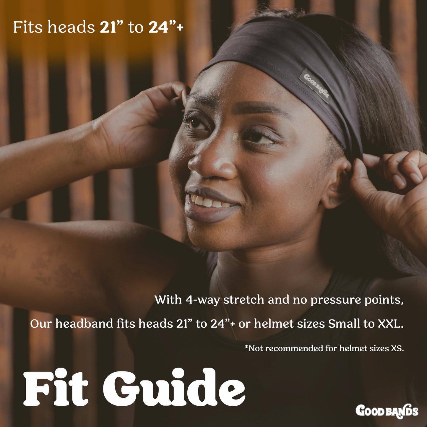 Sweatband for Men and Women - Unisex Non Slip Headband that Wicks Moisture and Eliminates Excess Sweat - Durable & Long-Lasting - Running, Sports, Gym (Black, Single)