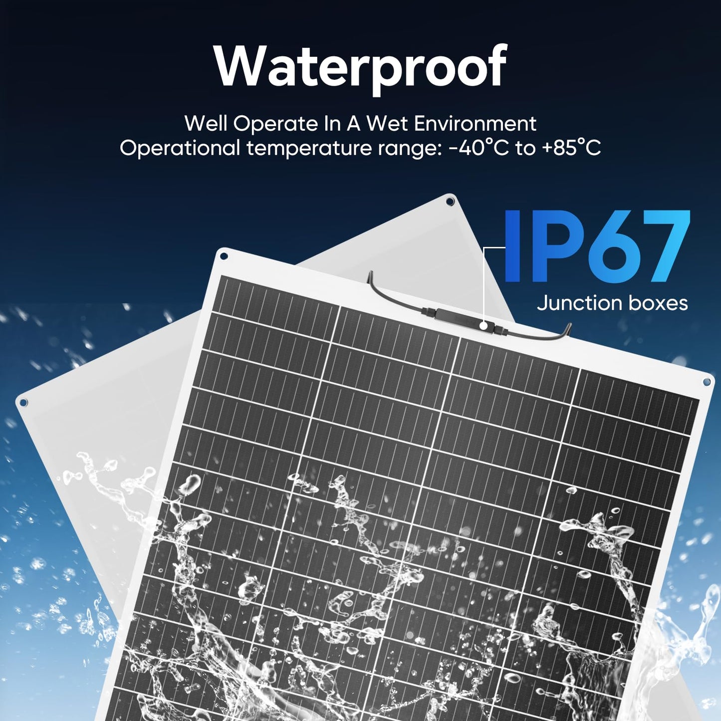 400 Watt Flexible Solar Panel Kit 200w 2pcs Flexible Rv Solar Panel Kit for Off Grid Solar System Complete Kit, Boat and Uneven Surfaces with 30a Mppt, Solar Cable, Y Branch (200w*2 kit)
