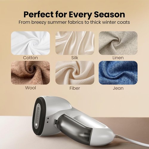 Neakasa Magic 1 Handheld Travel Garment Steamer - 2300Pa Suction & AirIron Technology for Effortless Fabric Care