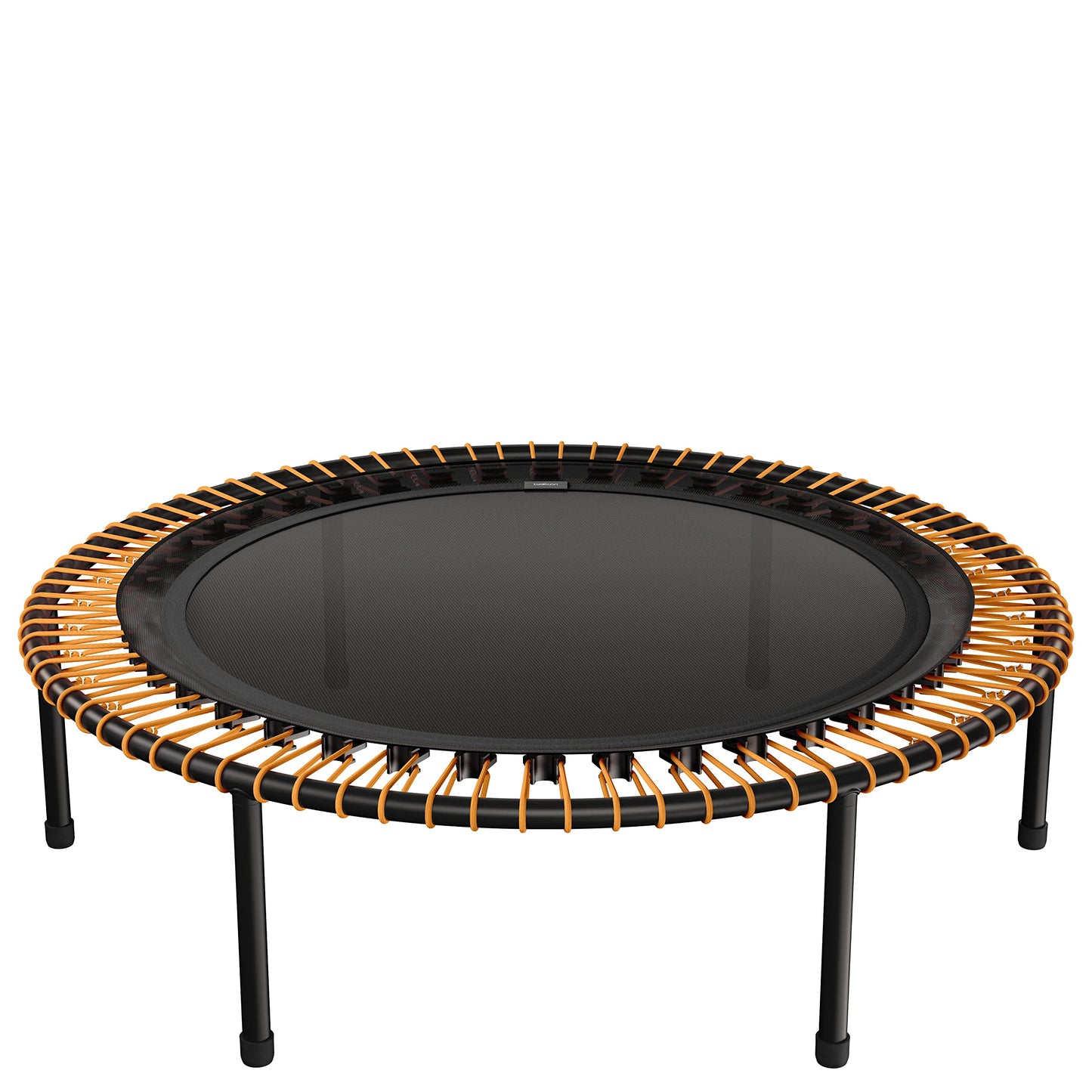 bellicon Mini Trampoline 44'' (Orange) | Bungee Suspension up to 440 lbs | Indoor Fitness Rebounder for Adults | Screw-in Legs