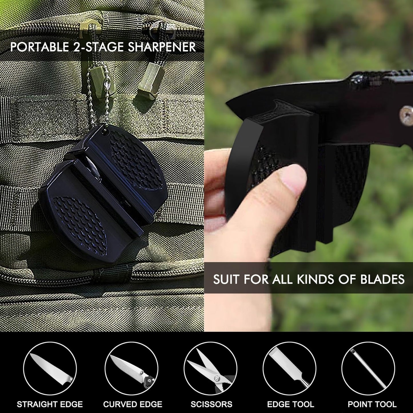LEVINCHY Diamond Knife Sharpening Steel - 12 inch Professional Diamond Coated Honing Steel, Premium Knife Sharpener Rod for All Knives, Lightweight & Durable