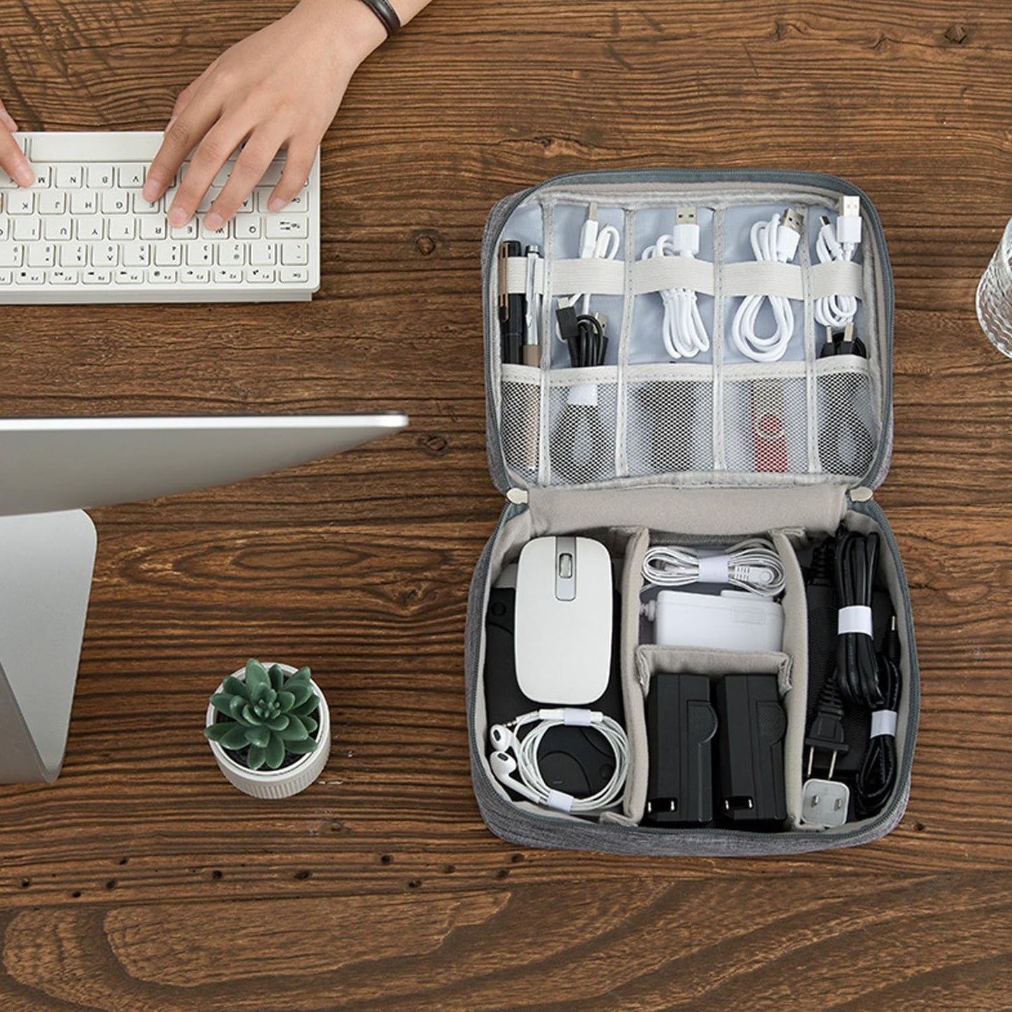 3.5x7 inches Compact Organizer Case for Small Electronics