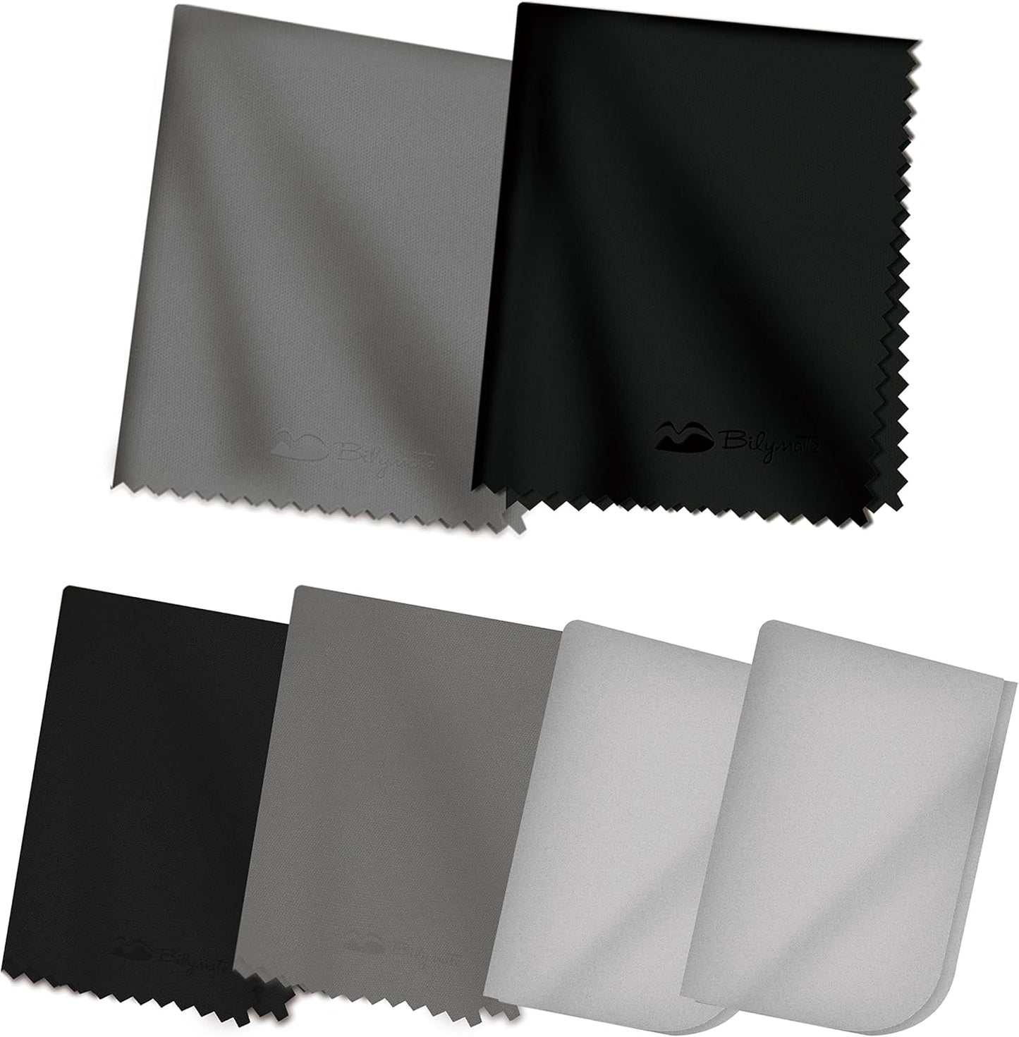 Bilymate 6 Pack Microfiber Cleaning Cloth - Lint Free, Ultra Absorbent for Electronics/Glasses/Cars, Reusable, and no