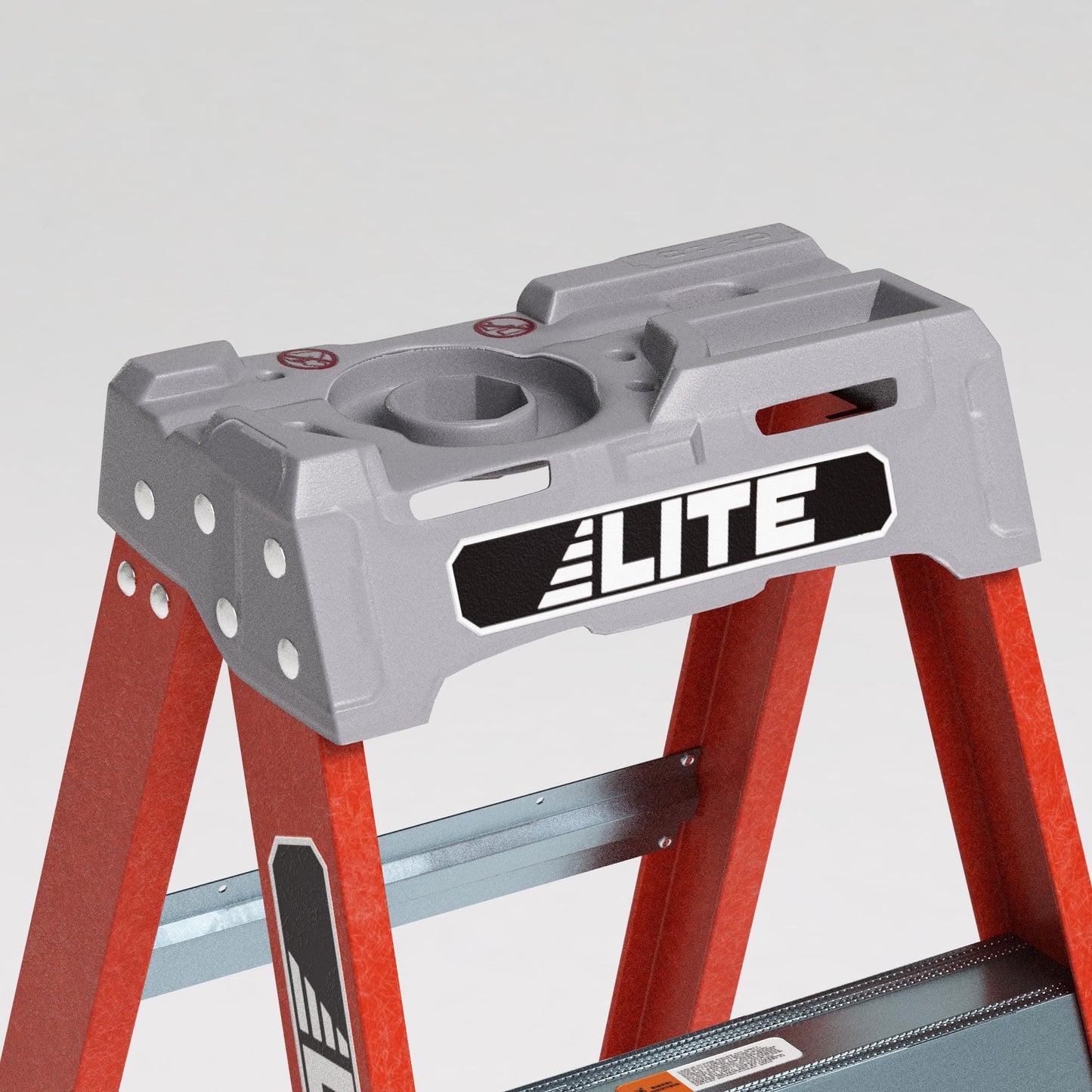 LITE 6-Foot Fiberglass Step Ladder, 300-Pound Load Capacity, Type IA, LP-3011-06