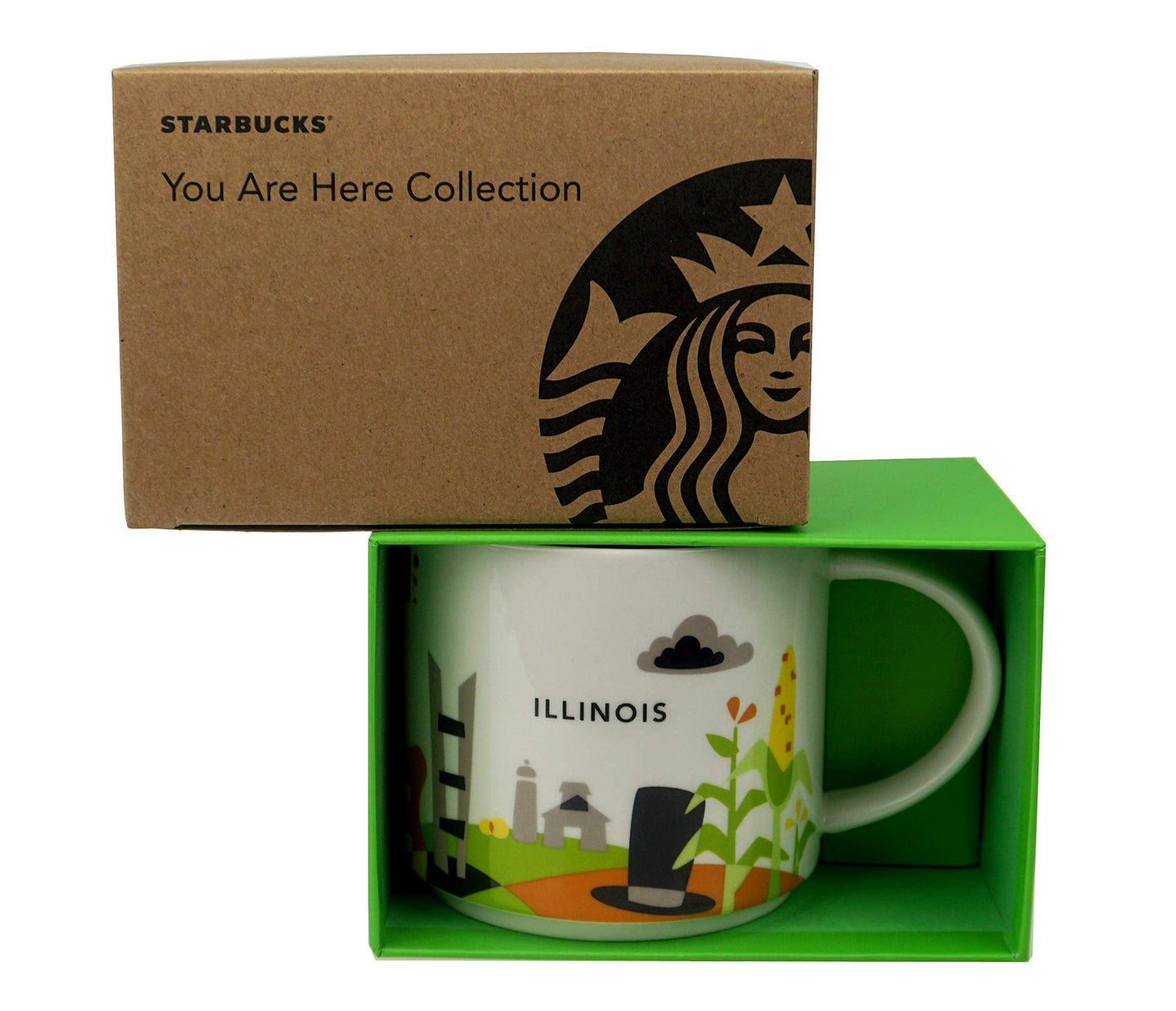 Starbucks Illinois You Are Here Collection Mug