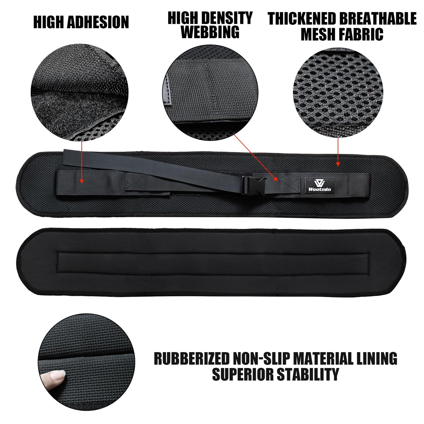 WOOTMIN Upgraded Hip Thrust Belt,Thickened Slip-Resistant Padding, Glute Bridge Weight Belt for Home and Gym,Comfortable Glute Workout Equipment for Women, Hip Thrust Band, Strengthen Glutes & Hamstrings, Heavy Duty, Comfortable Slip Resistant