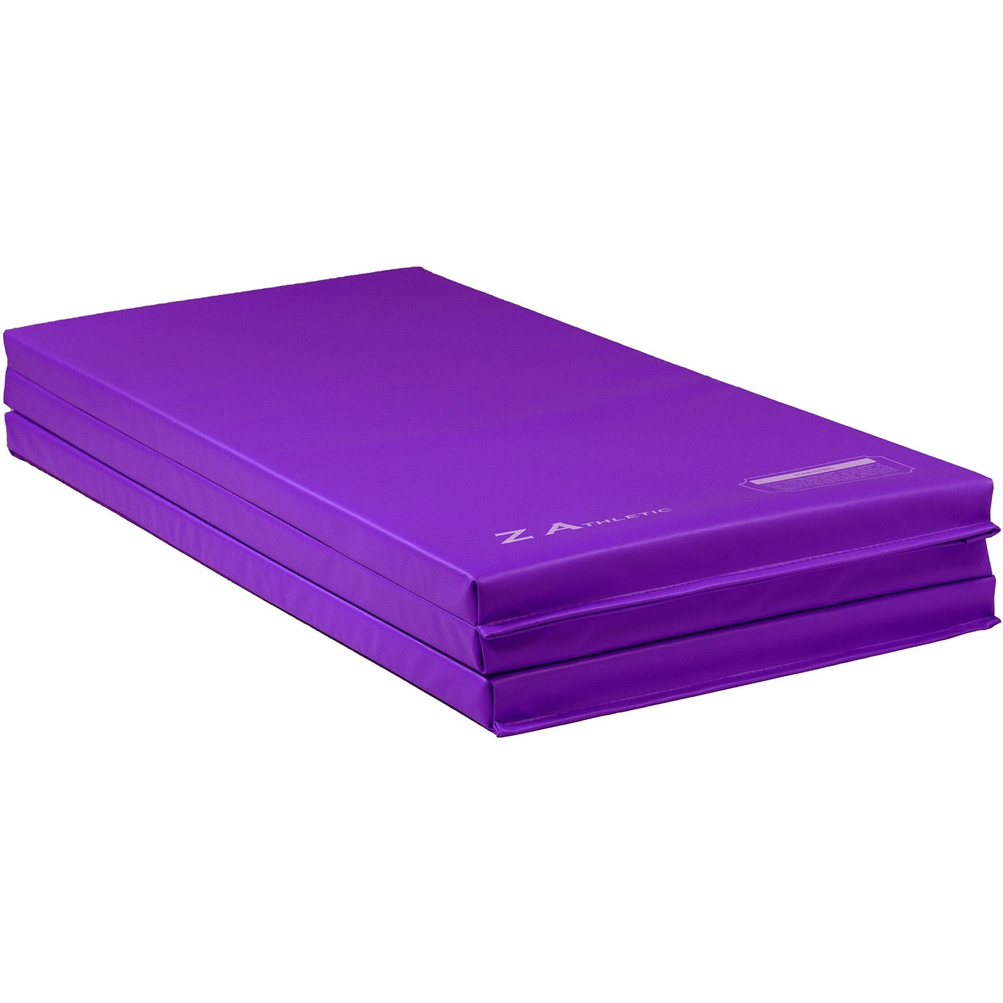 Z Athletic Folding Mat for Gymnastics, Tumbling, Cheerleading, and More, 4 Ft x 6 Ft x 2 In