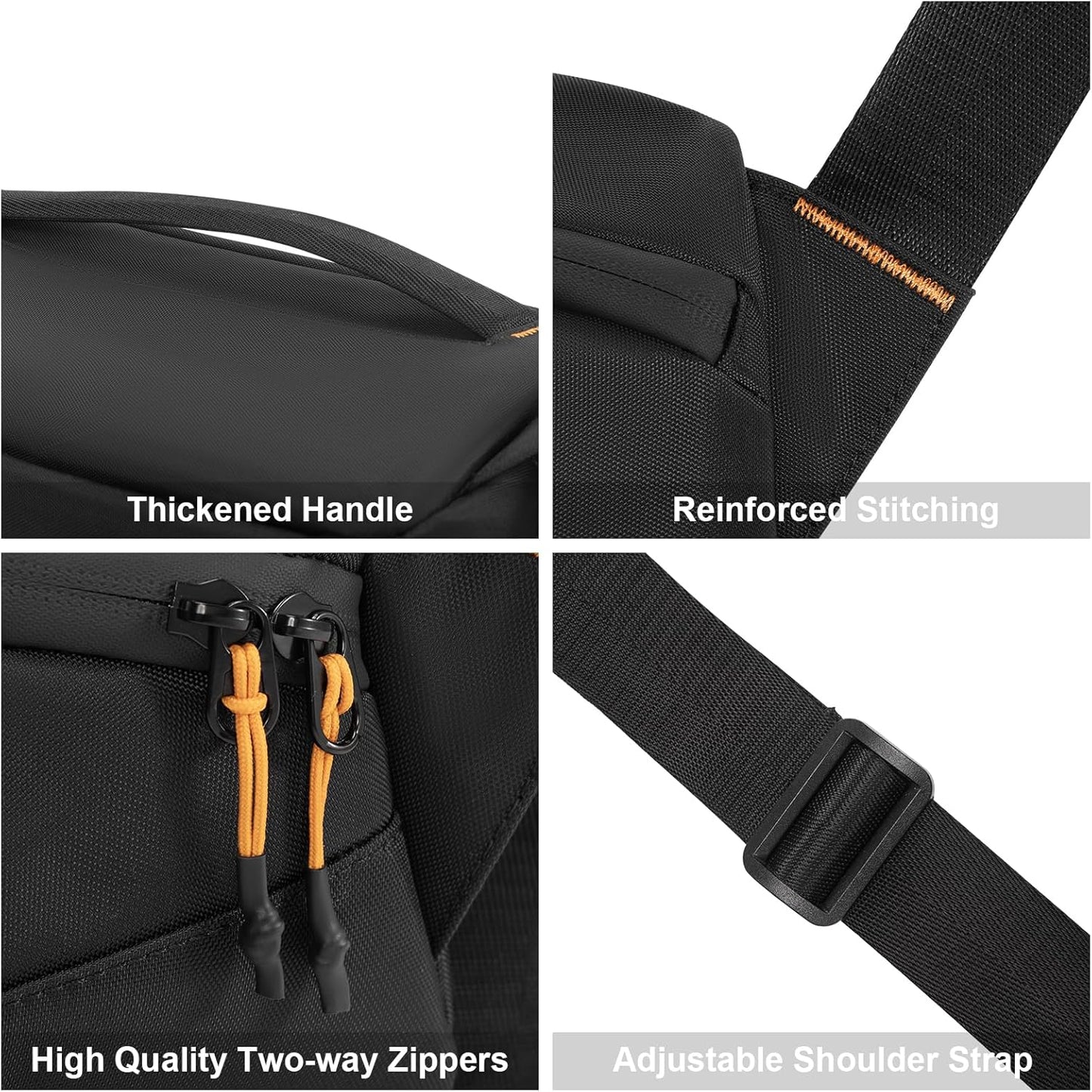 Cwatcun Camera Sling Bag Small, DSLR Compact Camera Shoulder Bag Crossbody, Photography Bag Case Purse for Canon Nikon