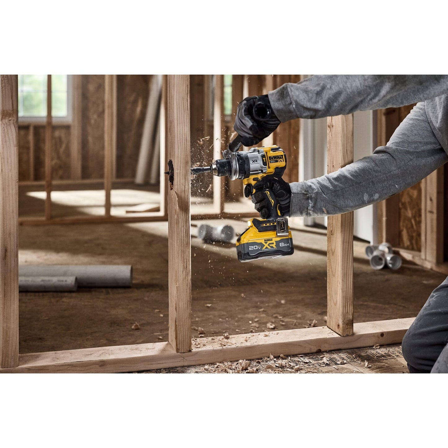 DEWALT 20V MAX XR 1/2 Inch Brushless Cordless Hammer Drill, Battery Not Included (DCD1007B)