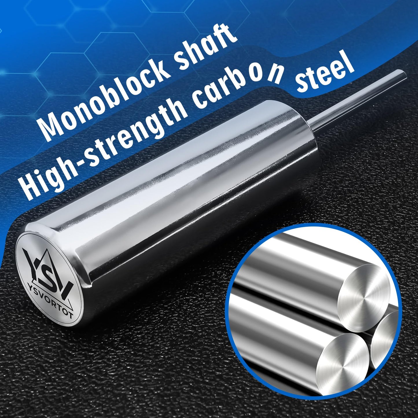 YSVORTOT Weight Stack Pin Extender for Cable Machine & Home Gym | 8mm & 8mm Diameter | Heavy-Duty Steel Construction | Magnetic Safety Design | Adds Up to 100 lbs Extra Weight