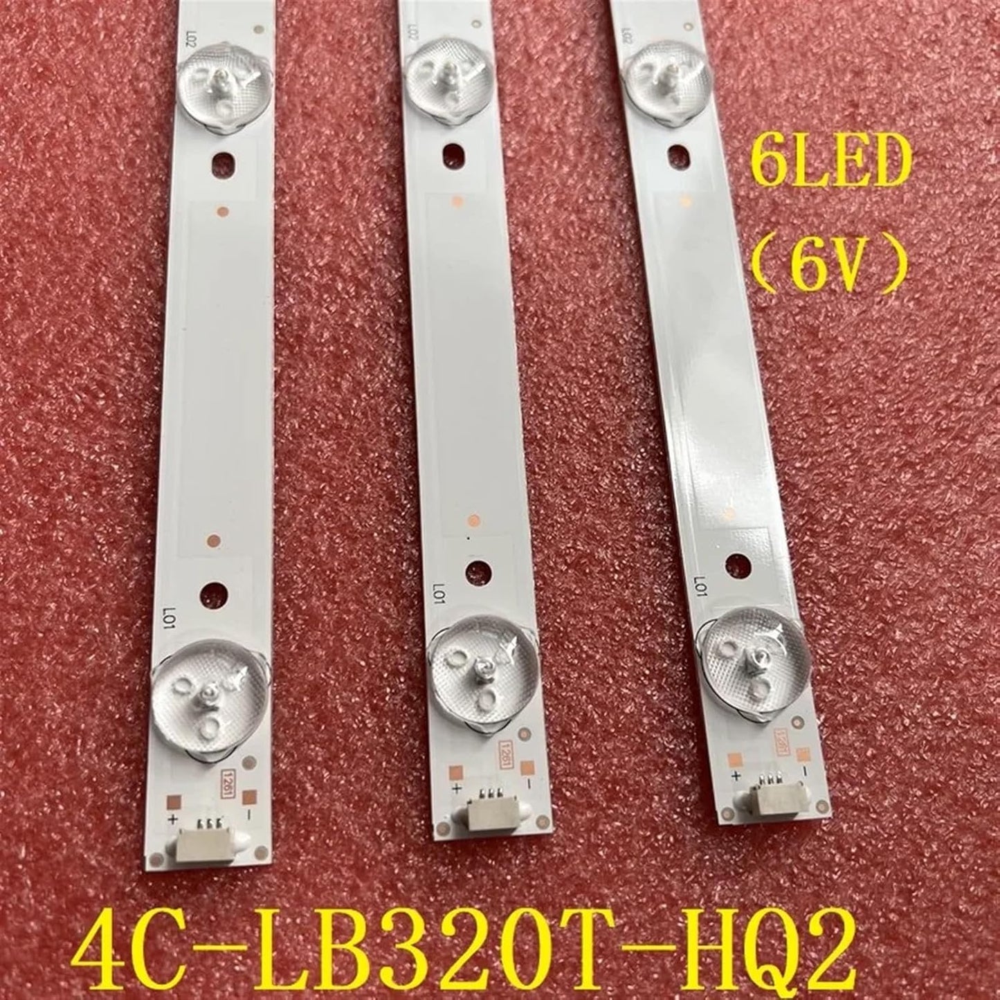 UFDIPLMY 3pcs 6LED 32ED05U-01B T32ED-06U-01B LED-32B500 32CE650 LED32C371 4C-LB320T-HQ2 Dl3261(a) 3pcs 1 LED Backlight
