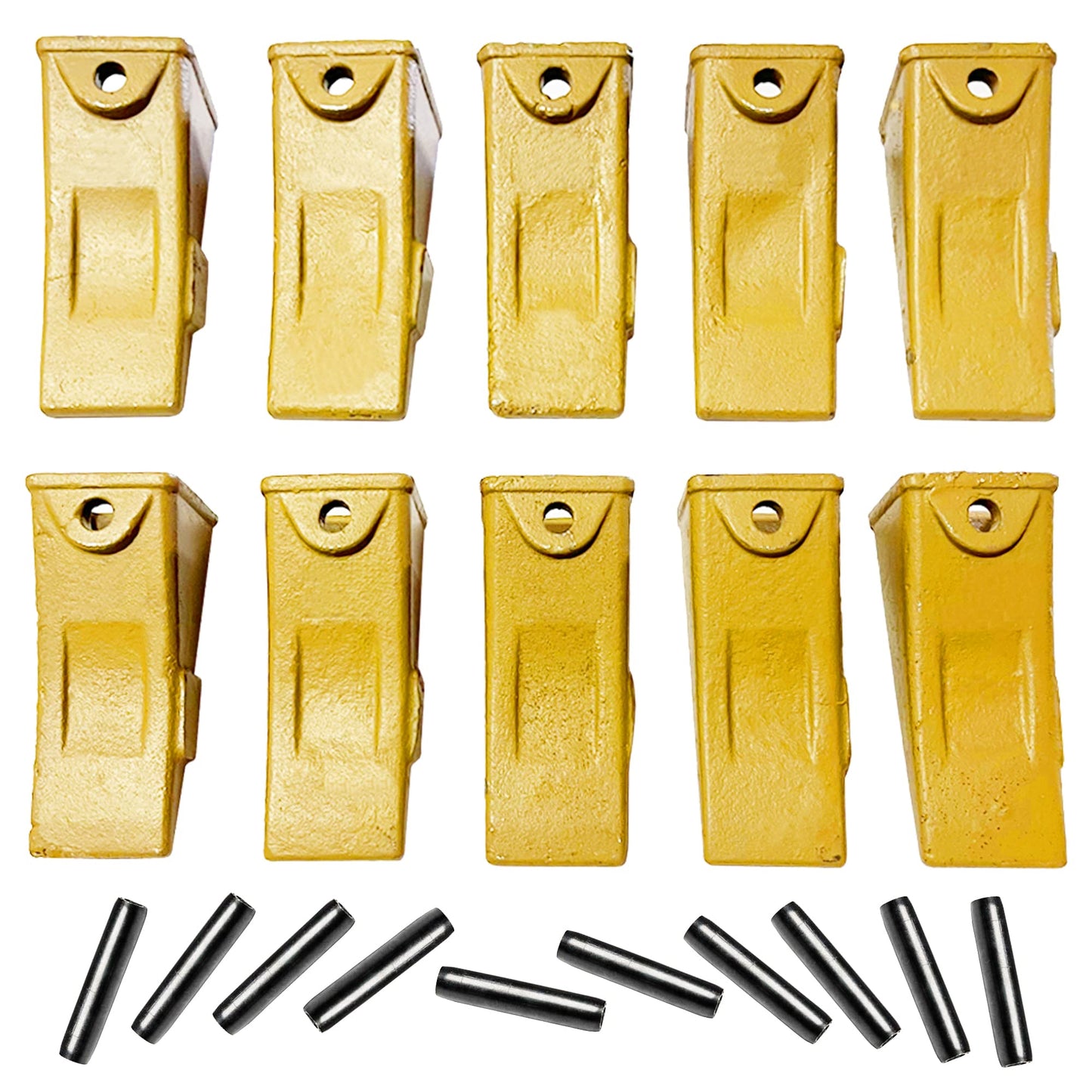 BDI Wear Part X156L Long Excavators Bucket Teeth, Excavators Tooth with P156 Pins Compatible with Skid Steer, Backhoe, Mini Excavators