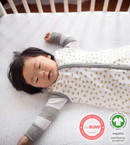 Burt's Bees Baby Organic Cotton Fitted Crib Sheet - Breathable for Standard Crib & Toddler Mattresses
