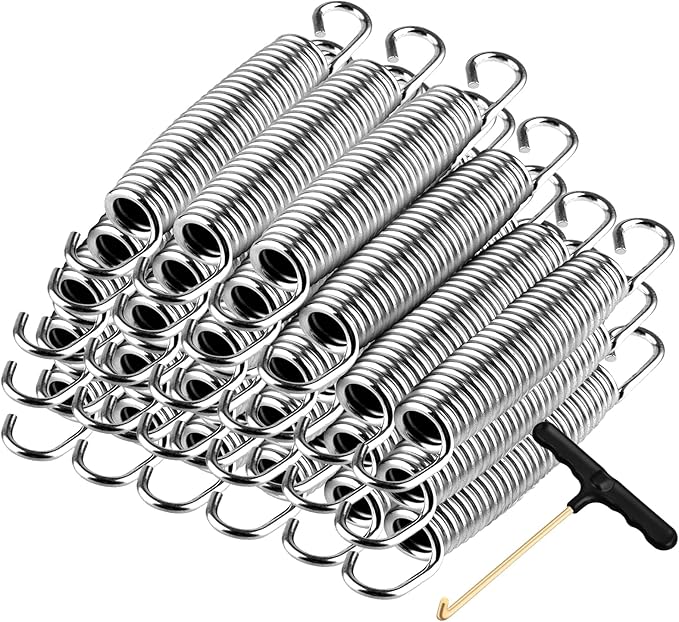 Heavy Duty Trampoline Springs 5.5inch for Trampolines, Stainless Steel Trampolin Replacement Springs 12pcs