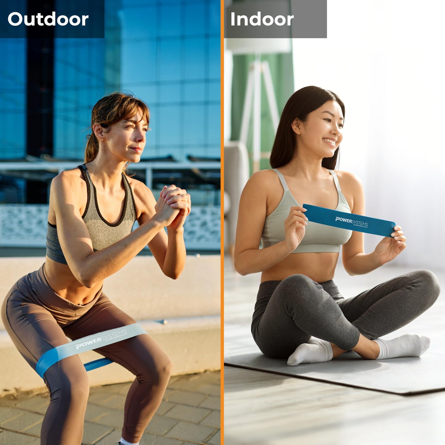 Power Systems Versa Loops, Resistance Bands for Personal Training, Ideal for Short, Limited Movements, 12" in Diameter, Green, Light Resistance, Single Unit