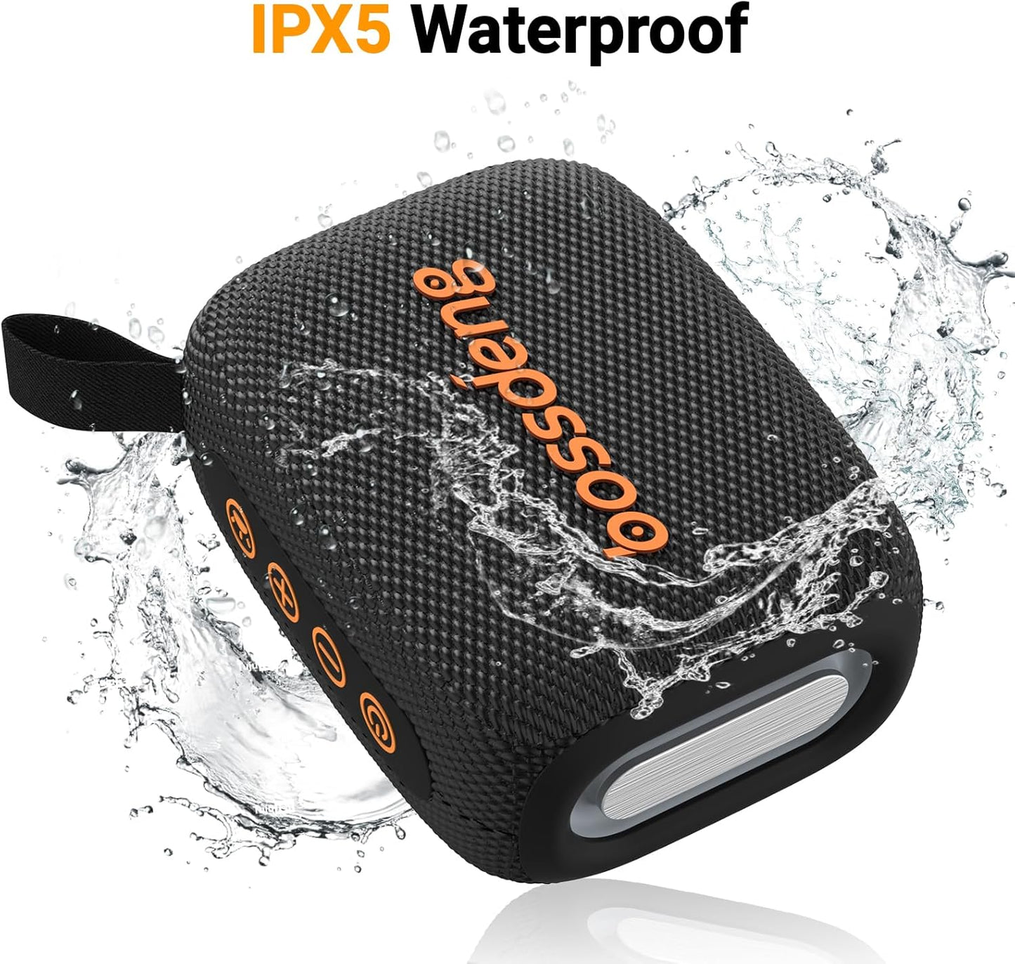 bossdeng IPX5 BT5.3,Wireless Portable Waterproof Bluetooth Speaker for Outdoor,HD Sound All-Day Playtime, Speakers
