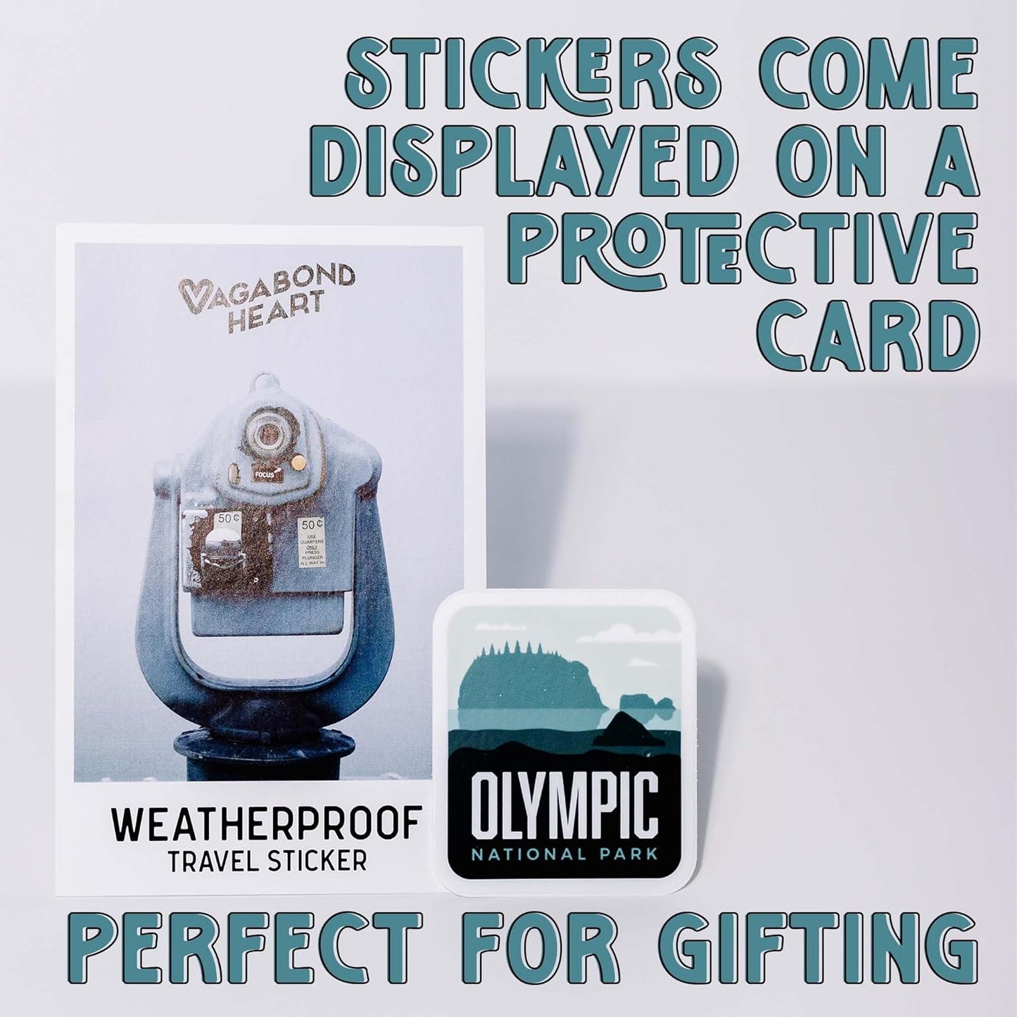 Vagabond Heart Moscow Sticker - Weatherproof Vinyl Russia Souvenir Decal - Nesting Russian Doll/Matryoshka