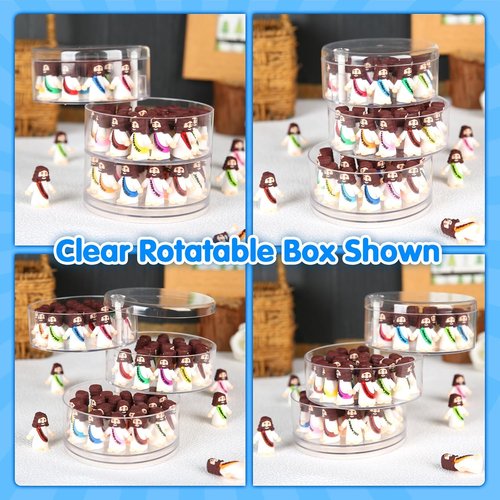 BSTCRAFT Mini Jesus Figures - 80 Pcs Tiny Religious Figurines for Easter Egg Stuffers & Sunday School