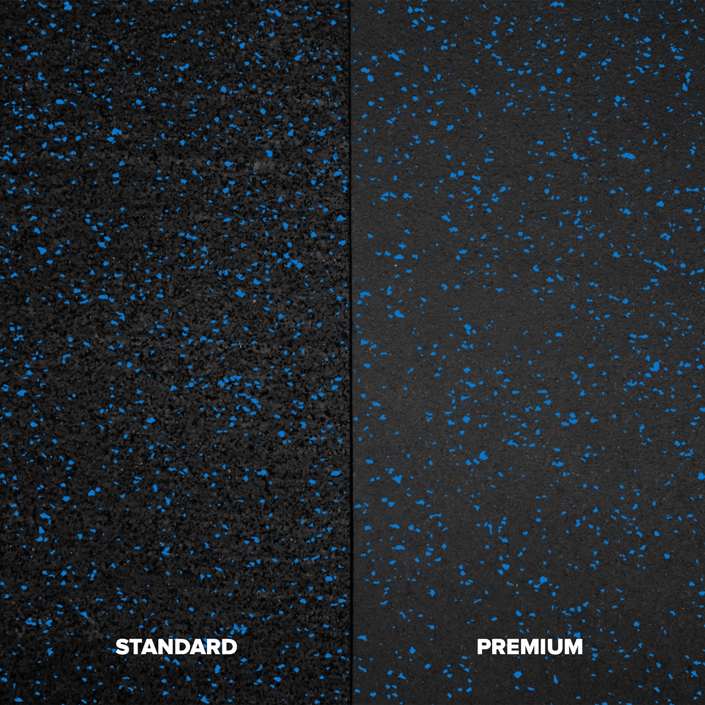 IncStores 4' x 6' Premium Durable Rubber Mat Home or Commercial Gym Flooring (Blue)
