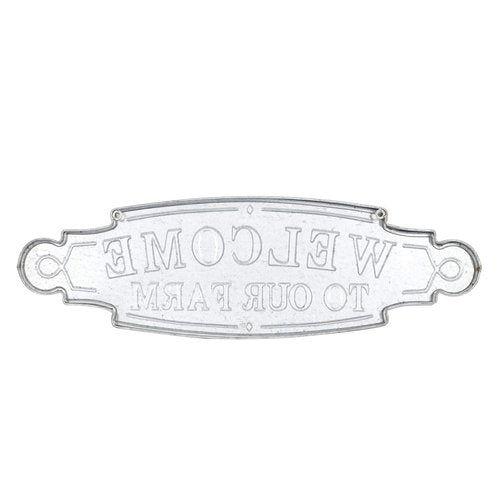 Deco 79 59451 Metal Wall Sign, 11" x 36", Brown/Gray
