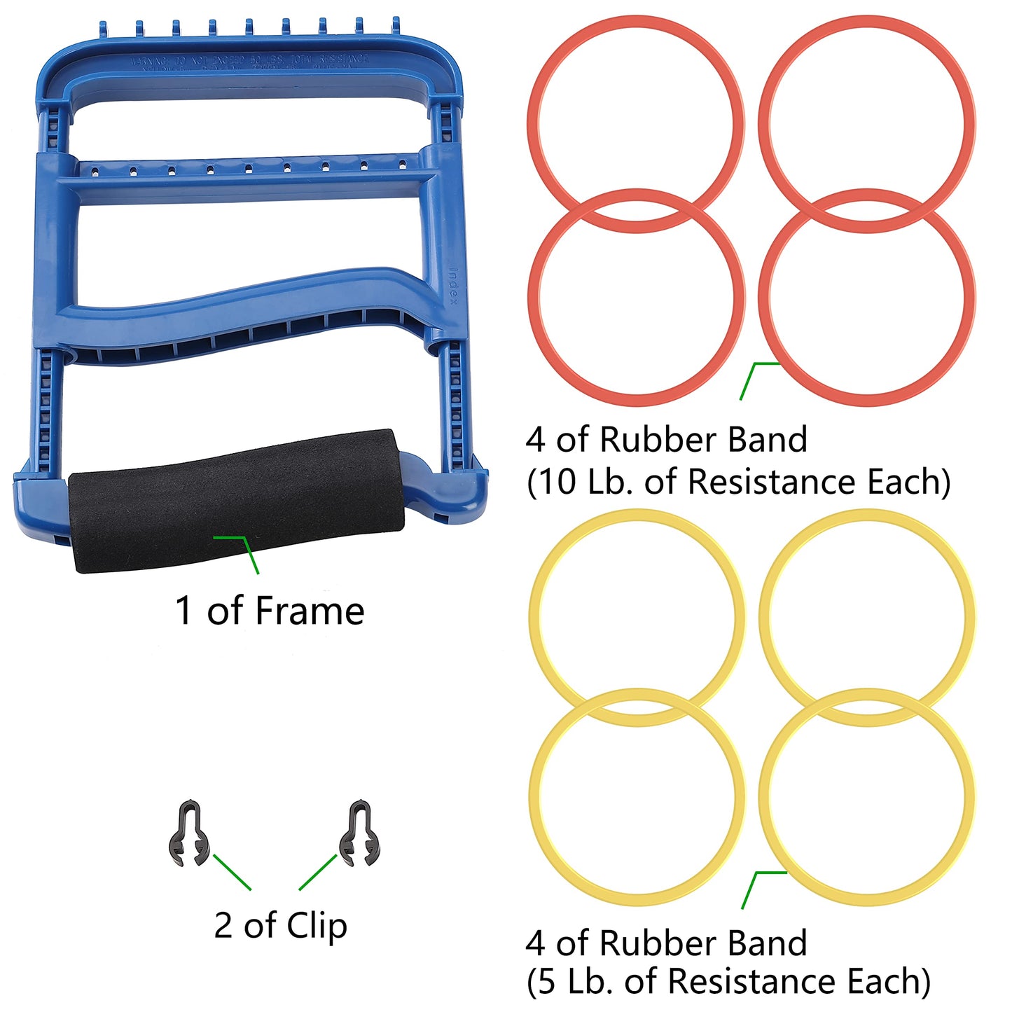 YPCBYNBS Hand Exerciser,Strength Training Grip Strengthener for Physcial Therapy,Blue
